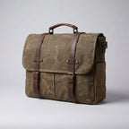 Leren schouder messenger tas
