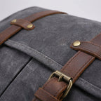Leren schouder messenger tas
