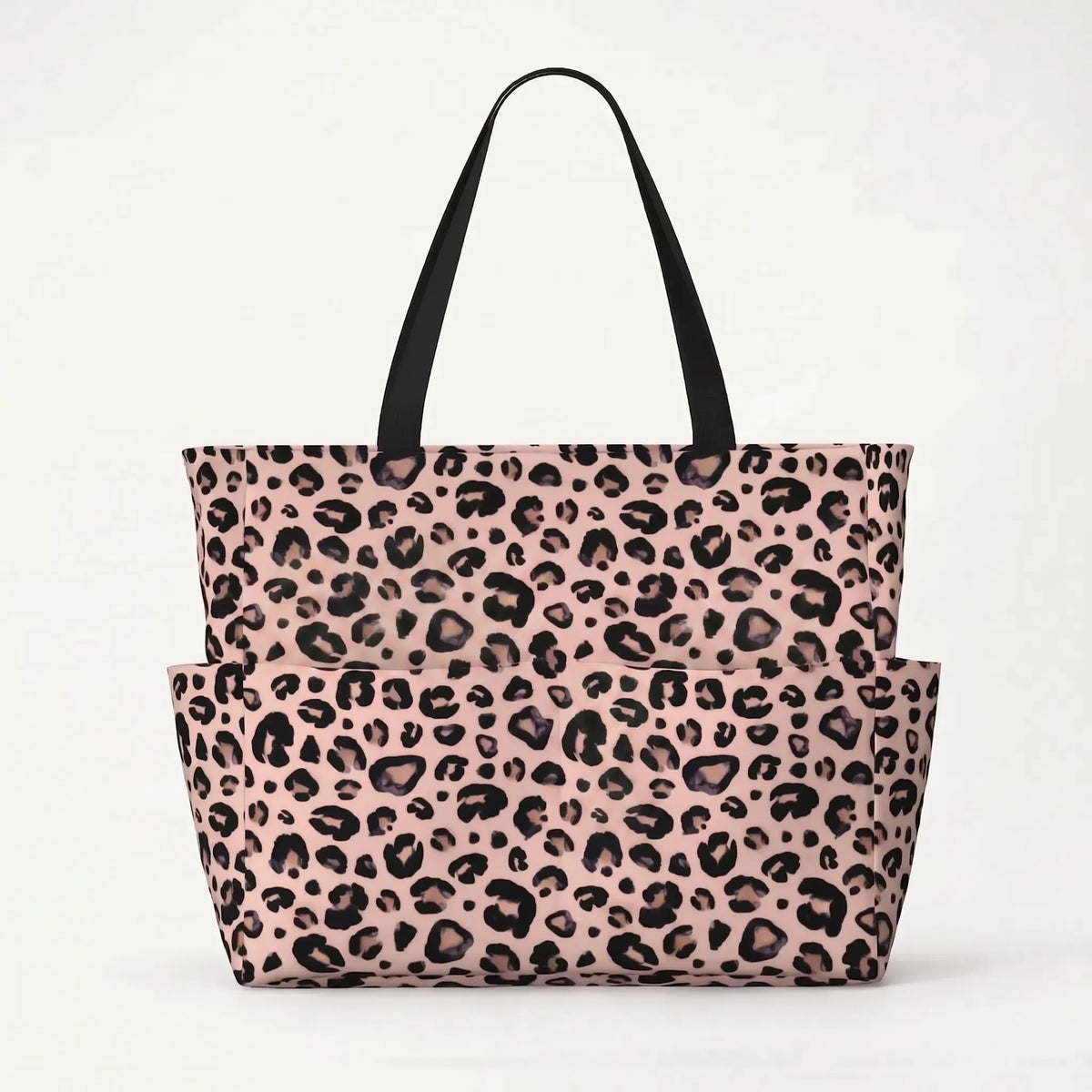 Leuke strandtas met luipaardprint