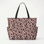 Leuke strandtas met luipaardprint