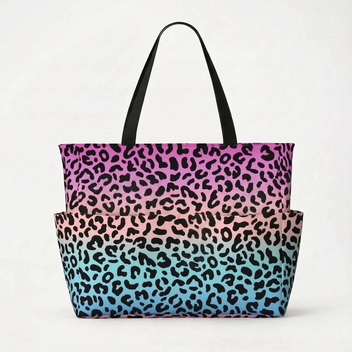 Leuke strandtas met luipaardprint