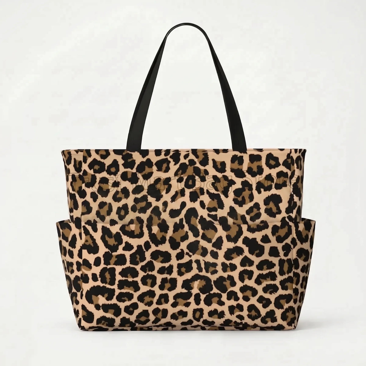 Leuke strandtas met luipaardprint