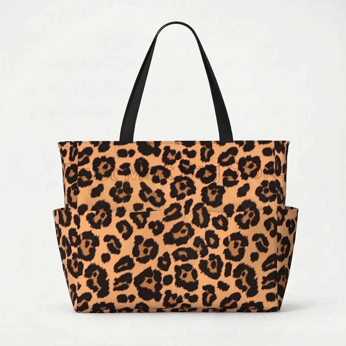 Leuke strandtas met luipaardprint