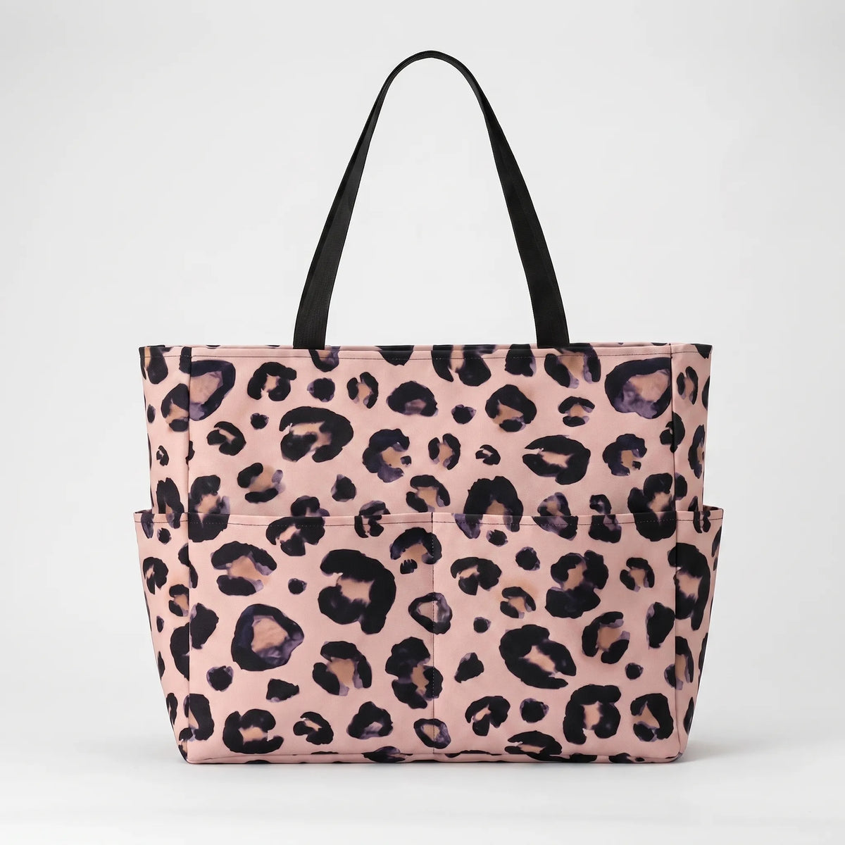 Leuke strandtas met luipaardprint