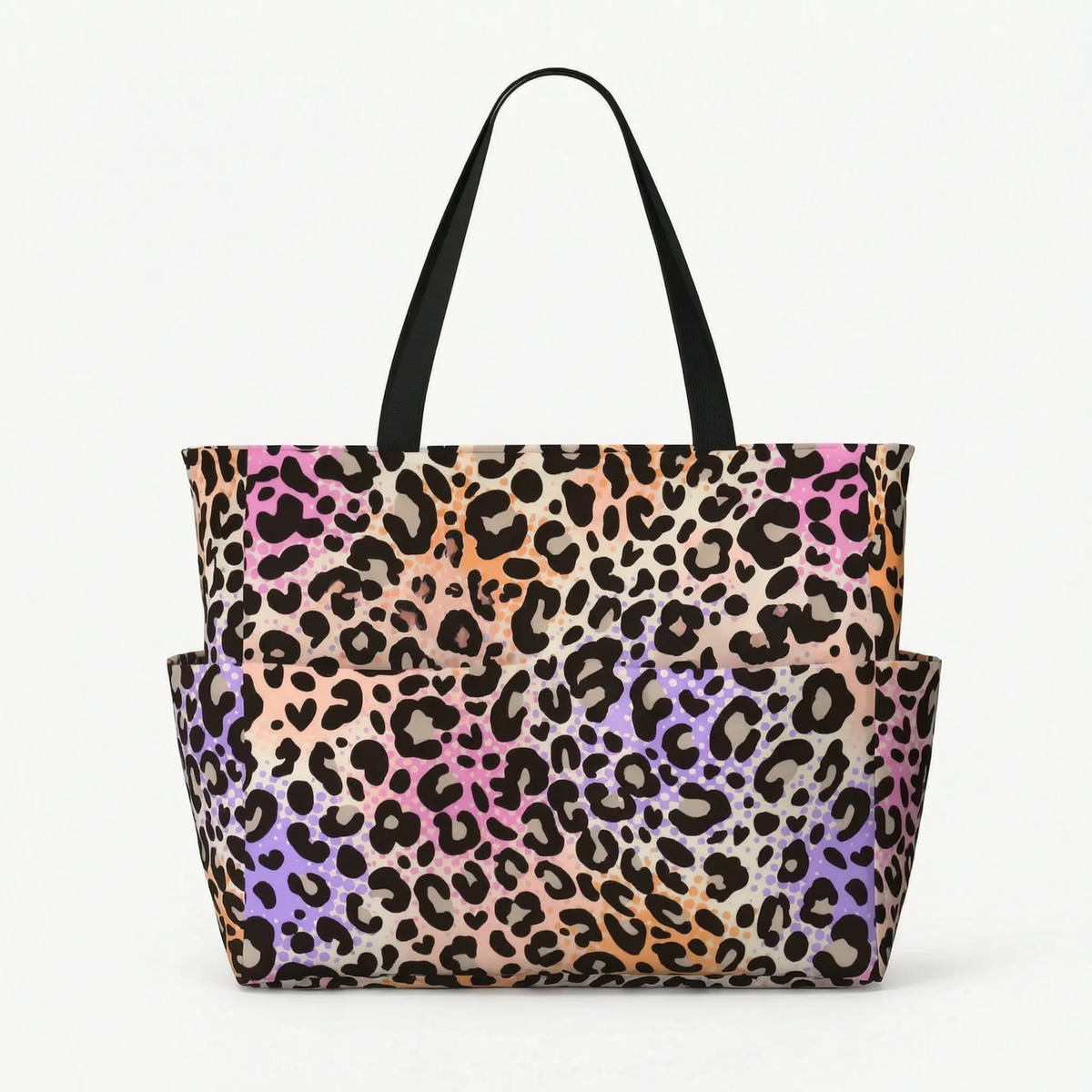 Leuke strandtas met luipaardprint
