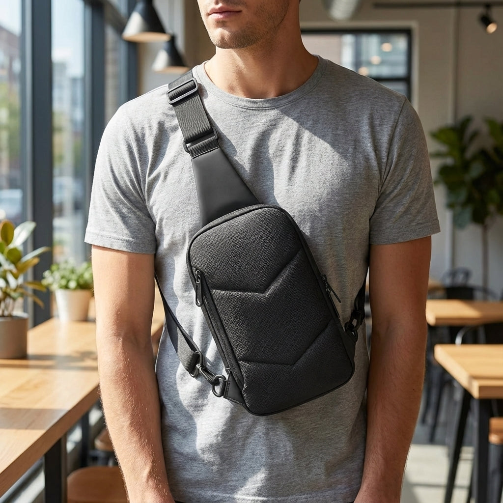 Lichte crossbody schoudertas