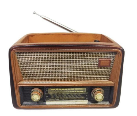 Bloempot in radiovorm