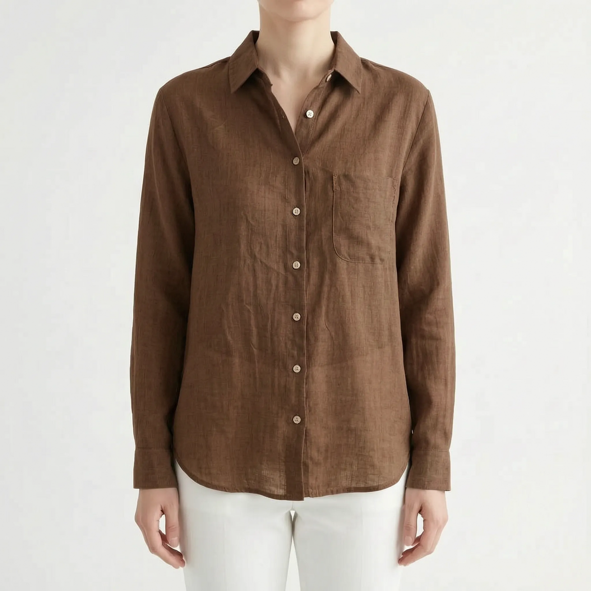 Lichtgewicht blouse met knopen