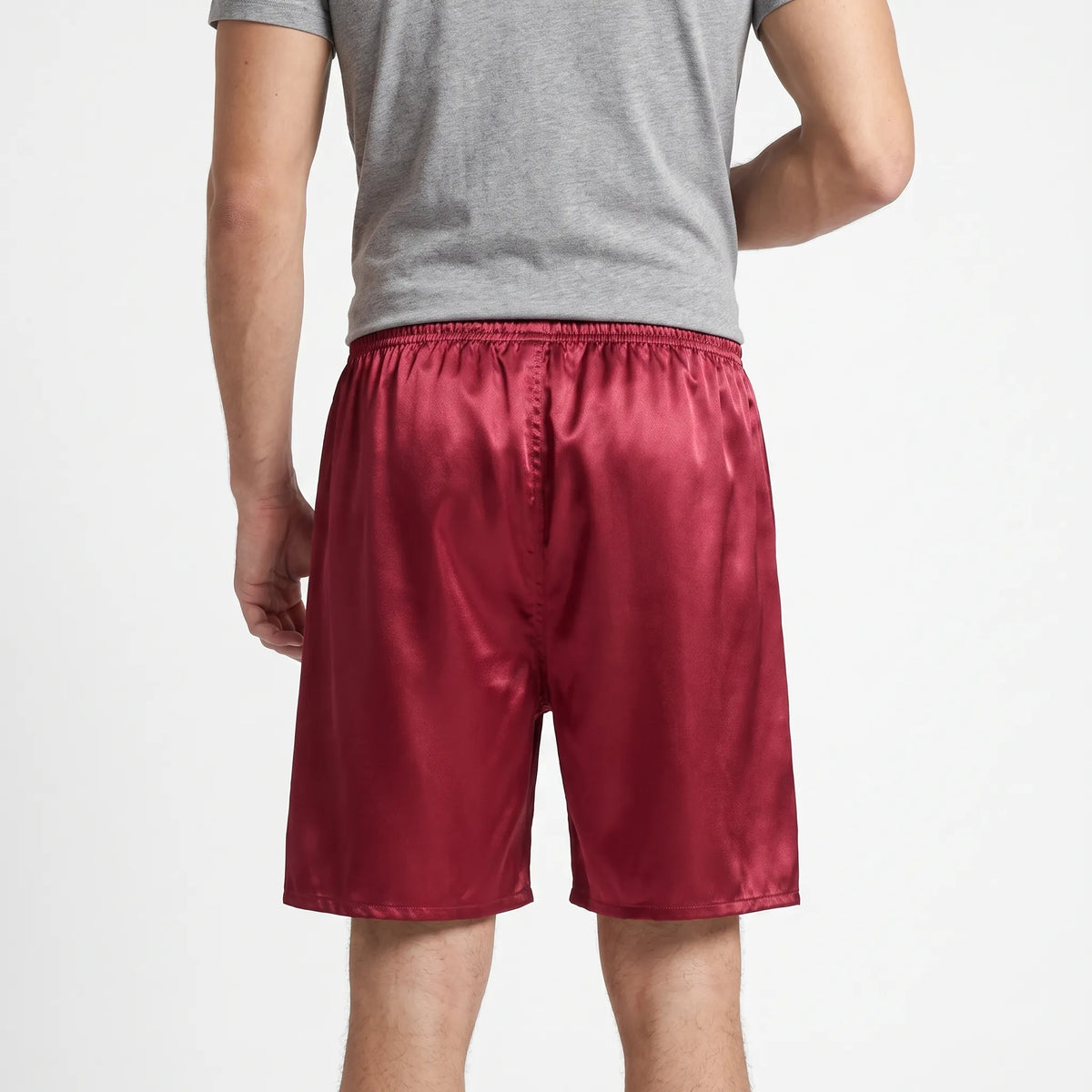Lichtgewicht glanzende lounge-shorts