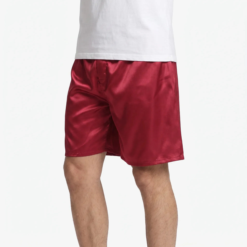 Lichtgewicht glanzende lounge-shorts