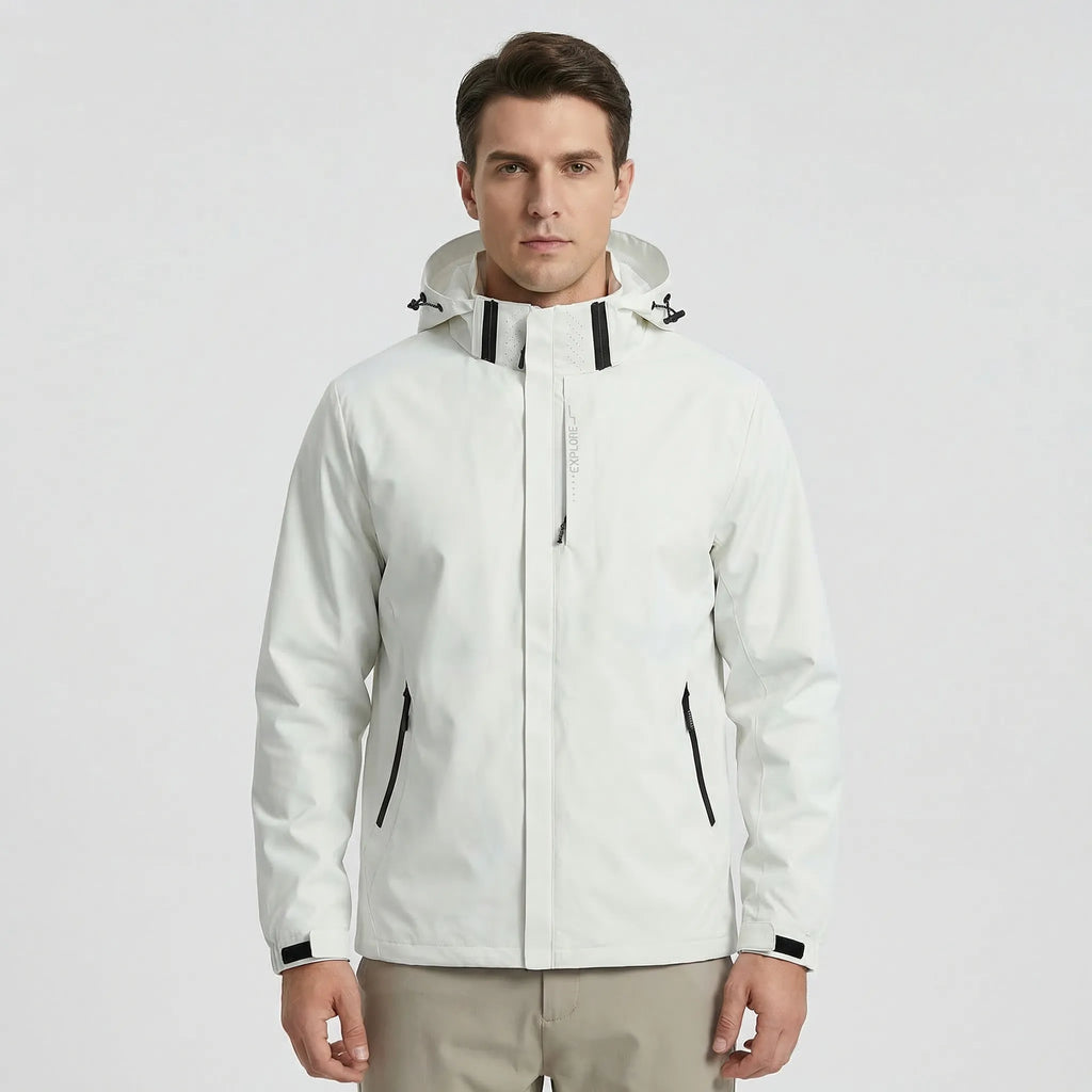 Lichtgewicht outdoor-regenjas met capuchon — afbeelding 18