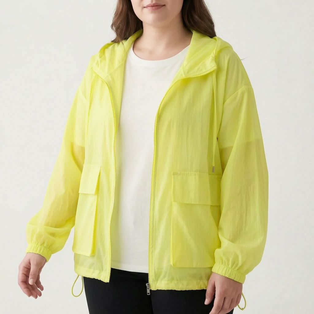 Lichtgewicht sportjack met capuchon – Liva