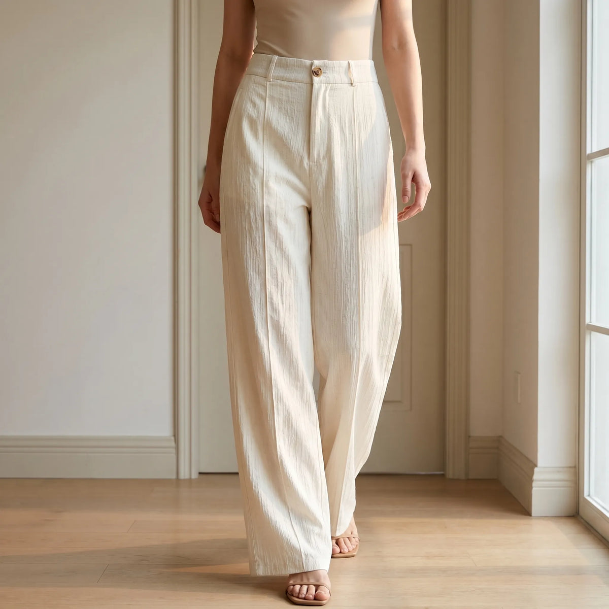 Lichtgewicht zomerse broek