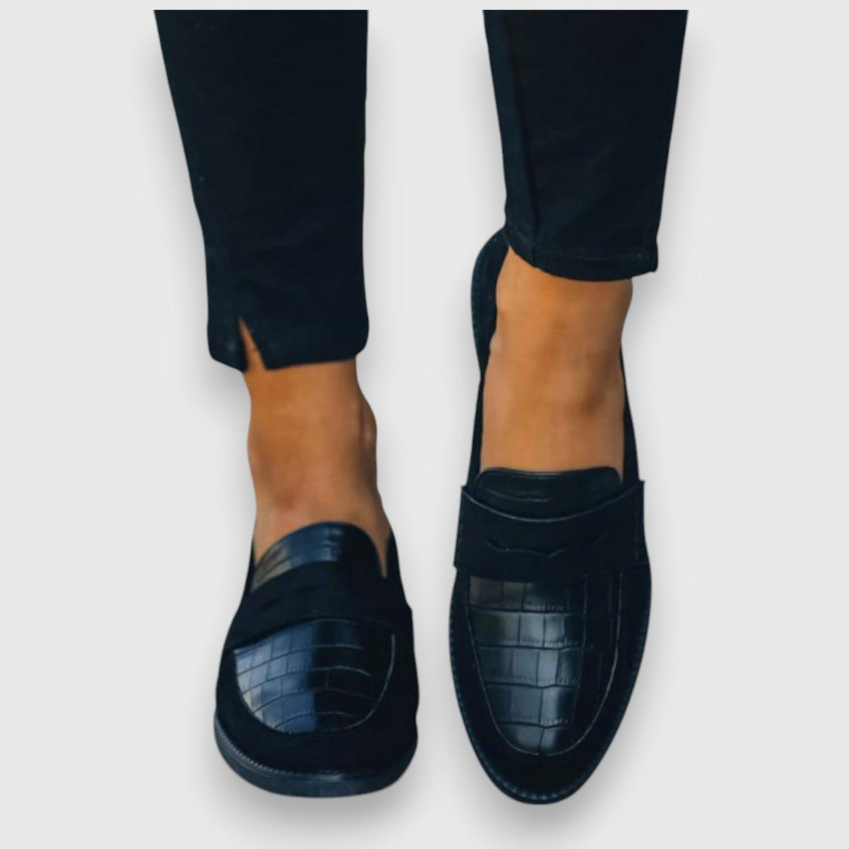 Damesloafers met gewatteerde binnenzool en zachte voering