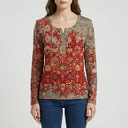 Losvallende damestrui in boho-stijl