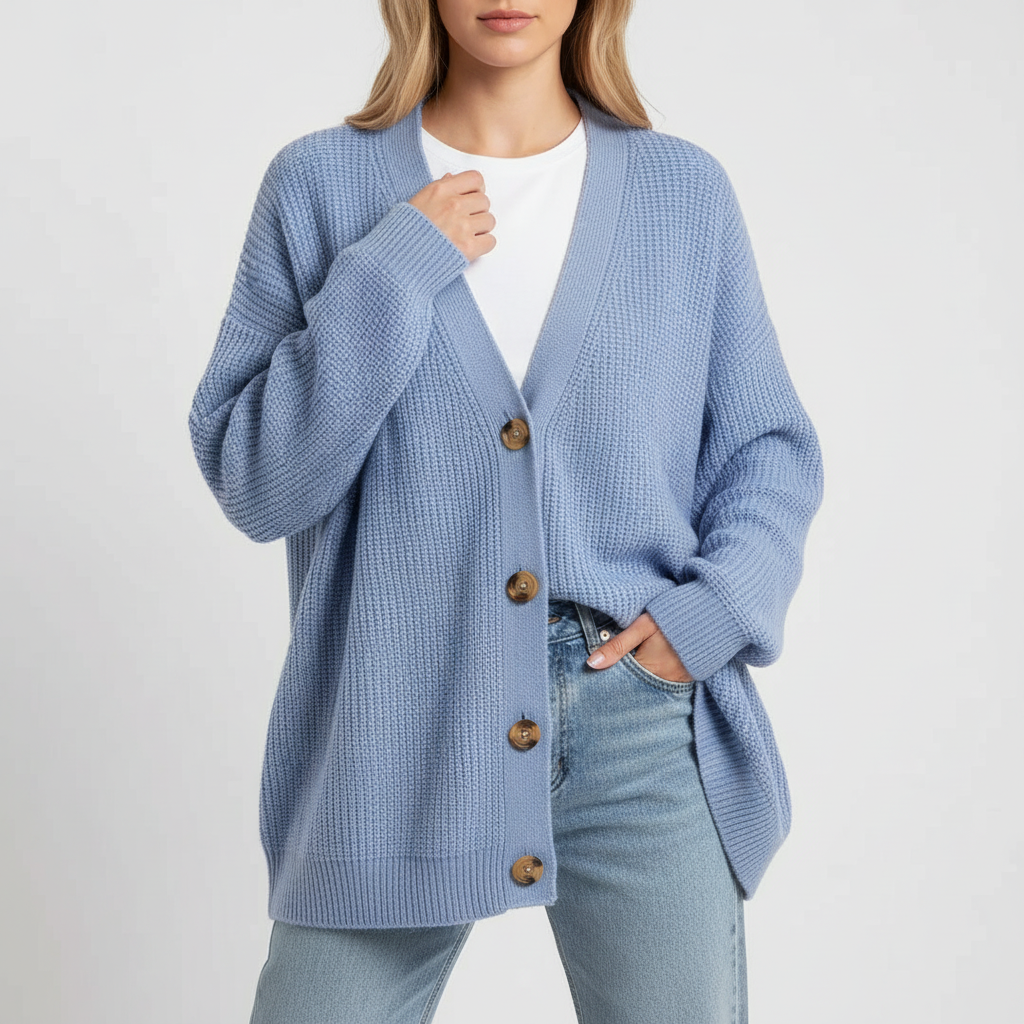 Losse kasjmier vest