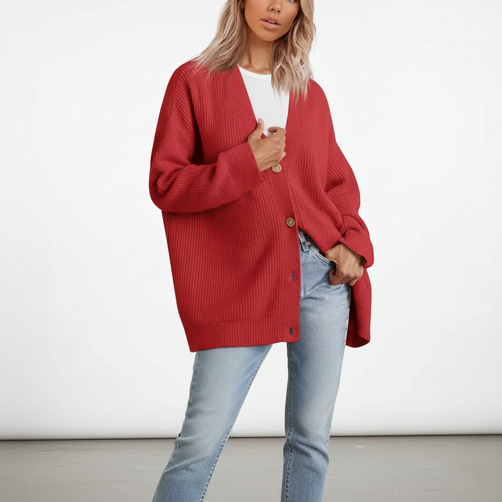 Losse kasjmier vest