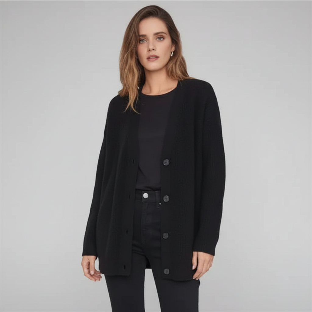 Losse kasjmier vest
