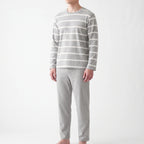 Bedrukte pyjama met lange mouwen