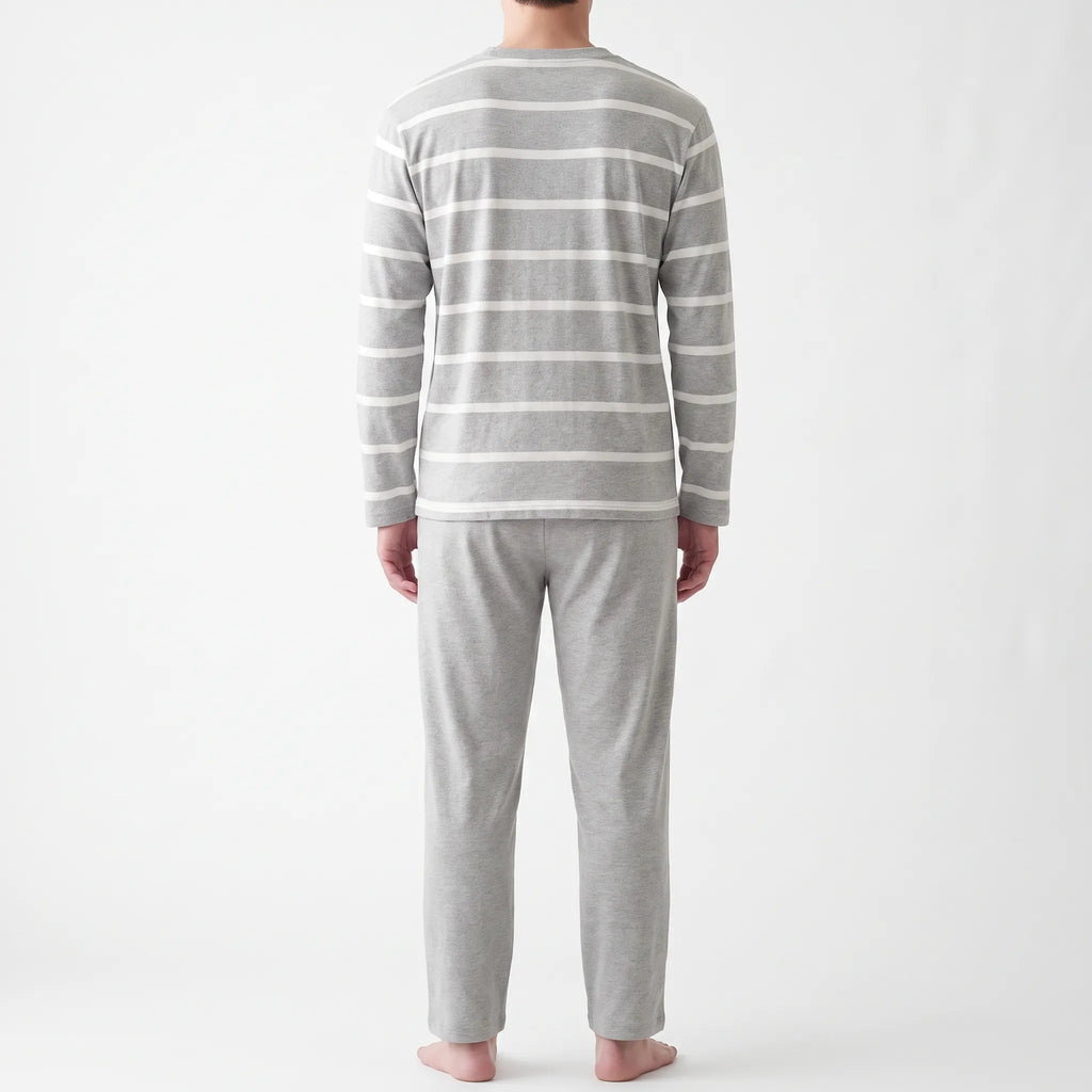 Bedrukte pyjama met lange mouwen