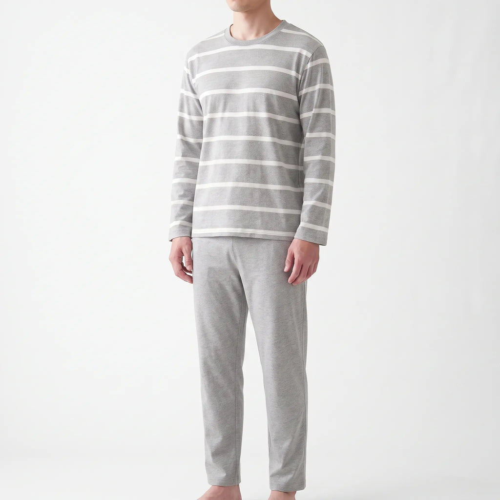 Bedrukte pyjama met lange mouwen