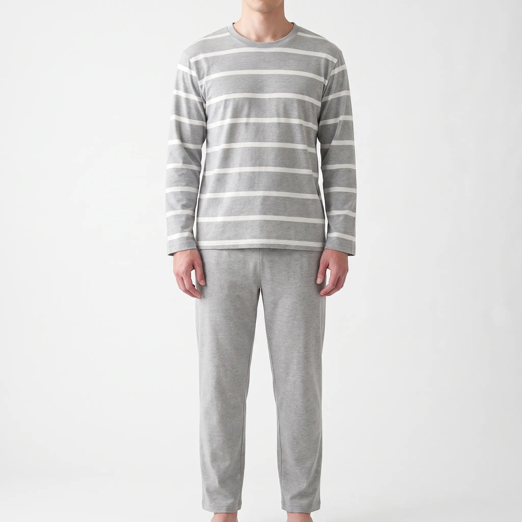 Bedrukte pyjama met lange mouwen
