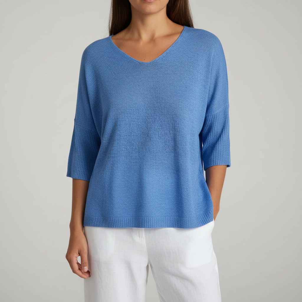 Luchtig V-hals top