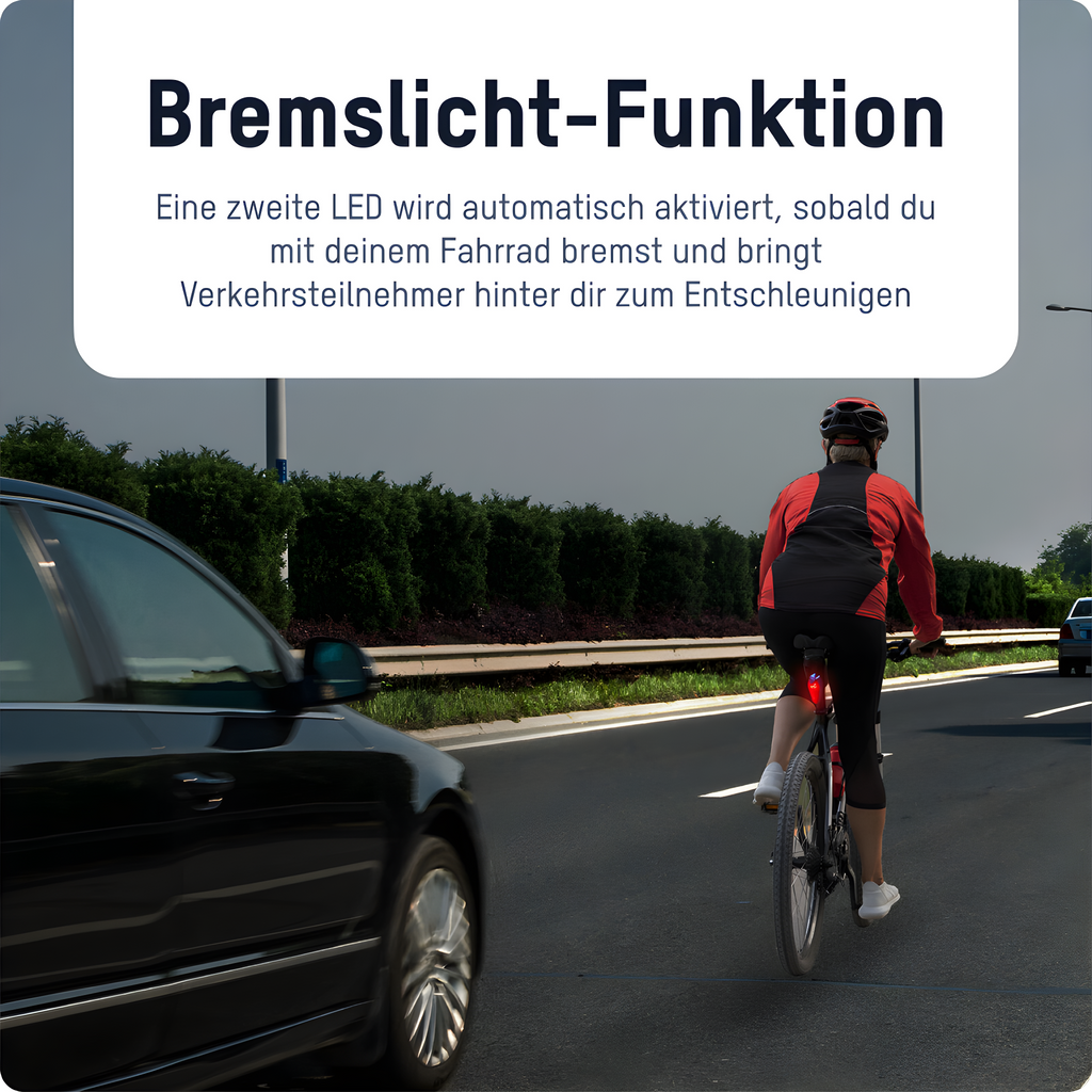 Fietslamp veiligheid achterlicht