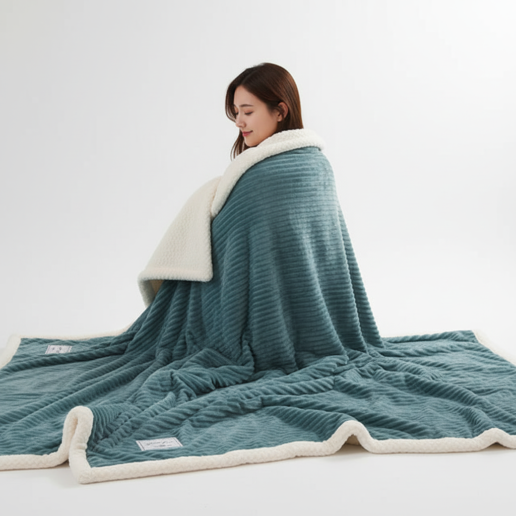 Luxueuze fleece deken