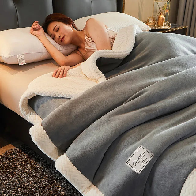 Luxueuze fleece deken