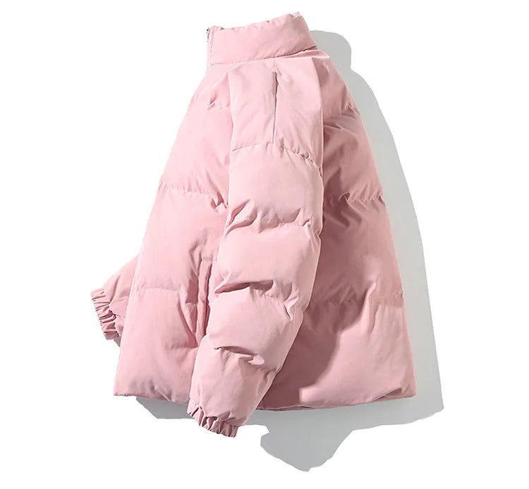 Casual winterjack met opstaande kraag