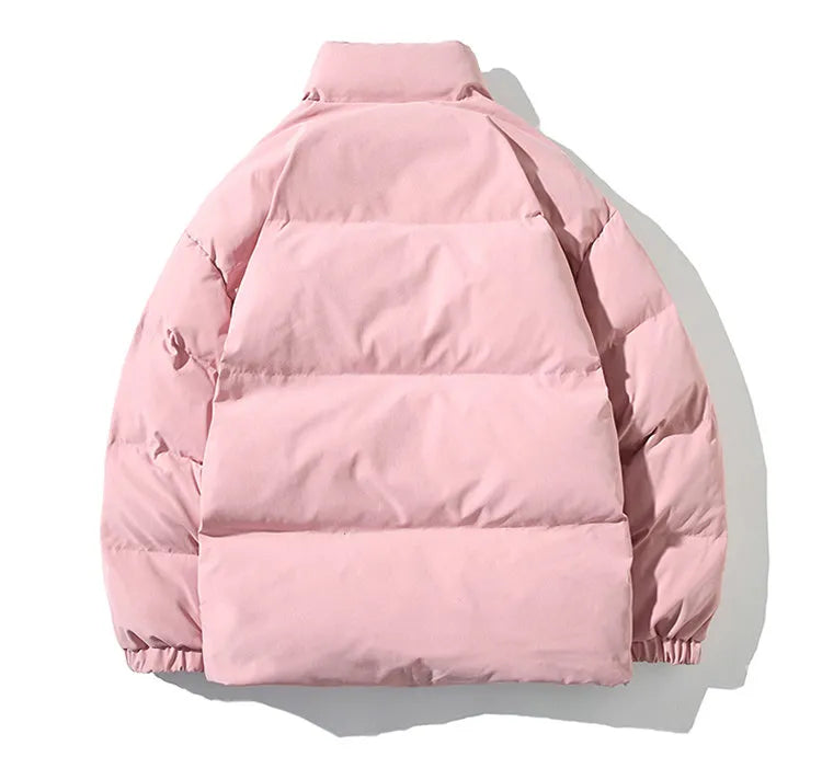 Casual winterjack met opstaande kraag