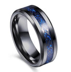 Blauwe saffier ring