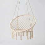 Macramé hangstoel