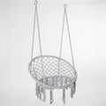 Macramé hangstoel