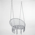 Macramé hangstoel