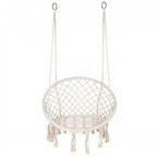 Macramé hangstoel