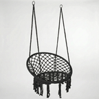 Macramé hangstoel