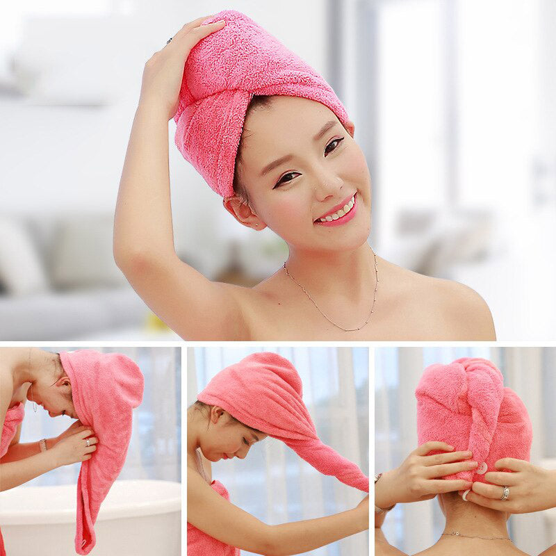 Sneldrogende haarhanddoek