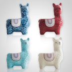 Bloempot met alpacamotief