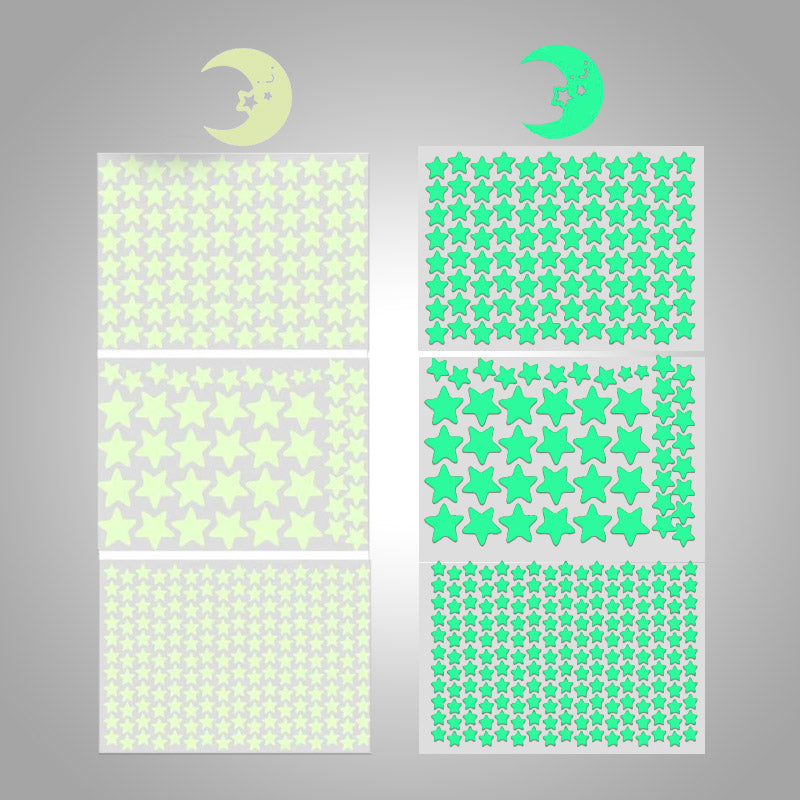 Lichtgevende sterstickers