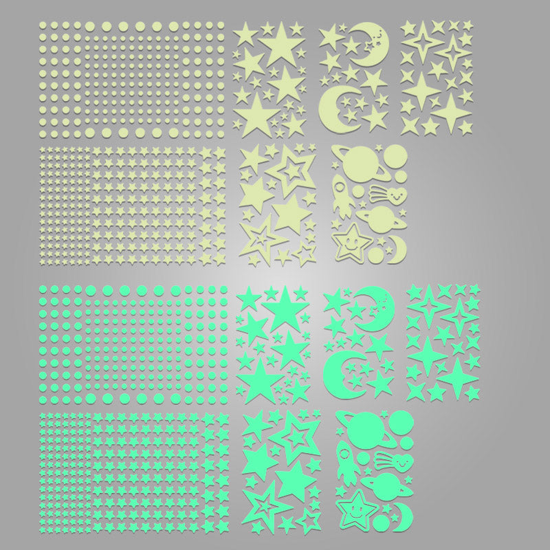 Lichtgevende sterstickers