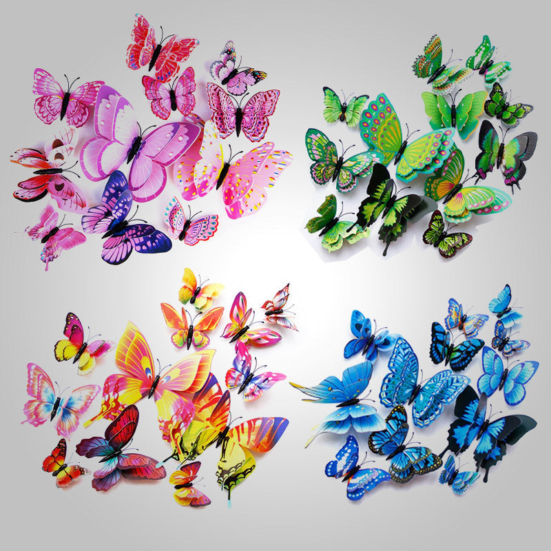 3D-muurstickers met vlinders — afbeelding 6