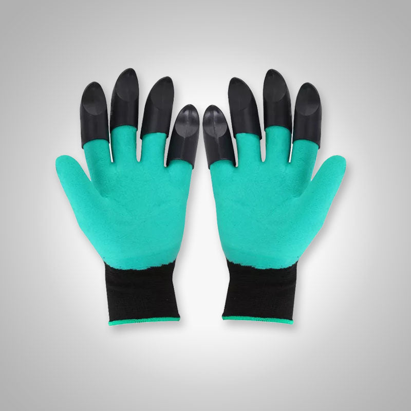 Handschoenen met pootmotief