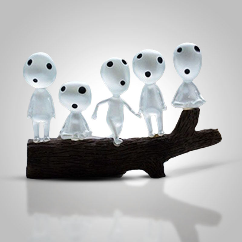Lichtgevende spookfiguren, set van 20