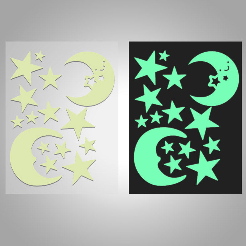 Lichtgevende sterstickers