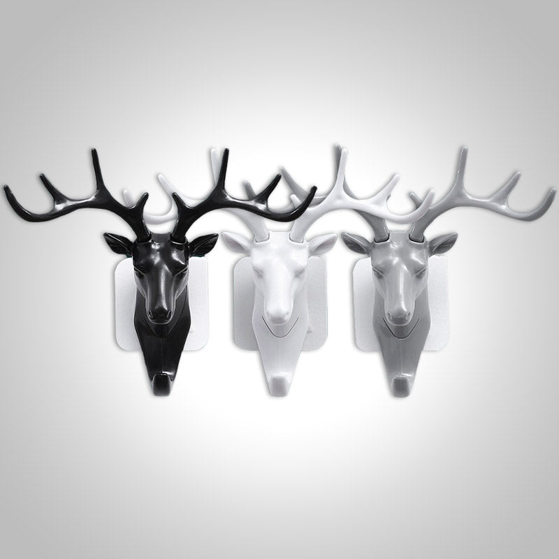 3D-wanddecoratie met hertenkop