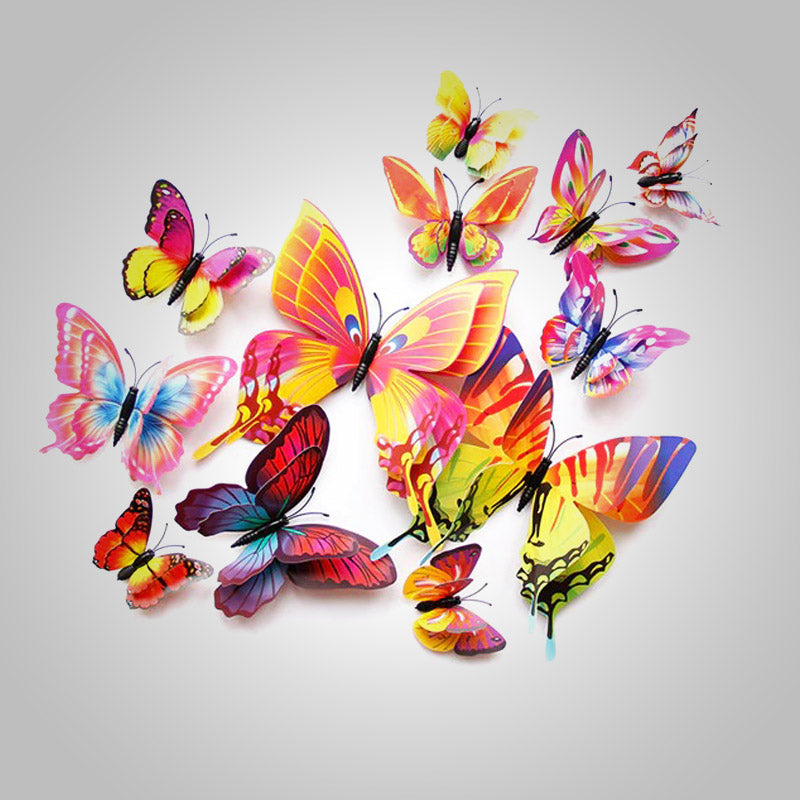 3D-muurstickers met vlinders — afbeelding 9
