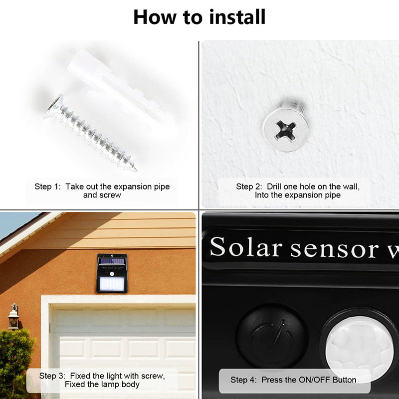 Solar-LED-lamp met bewegingssensor — afbeelding 9