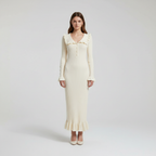 Maxi-jurk met ruches — afbeelding 18